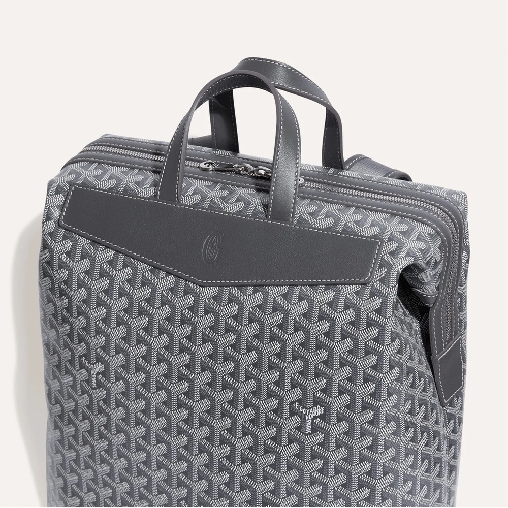 Gray Patterned Men's Backpack - Picture 4 of 6